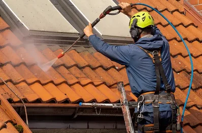Démoussage et hydrofuge de toiture à Courgis